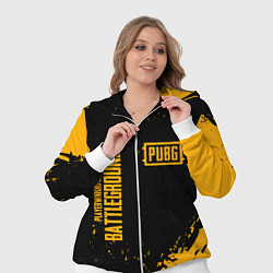 Женский 3D-костюм PUBG: Black Fashion, цвет: 3D-белый — фото 2