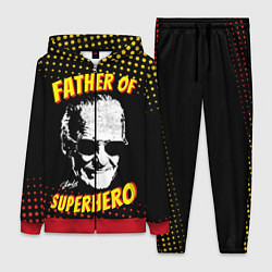 Женский 3D-костюм Stan Lee: Father of Superhero, цвет: 3D-красный