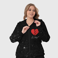 Женский 3D-костюм Lil Peep: Broken Heart, цвет: 3D-черный — фото 2