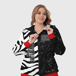 Женский 3D-костюм PUBG: Zebras Lifestyle, цвет: 3D-красный — фото 2