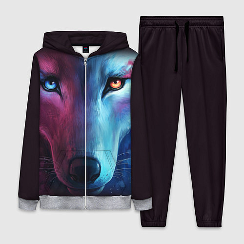Женский костюм Волчий взгляд / 3D-Меланж – фото 1
