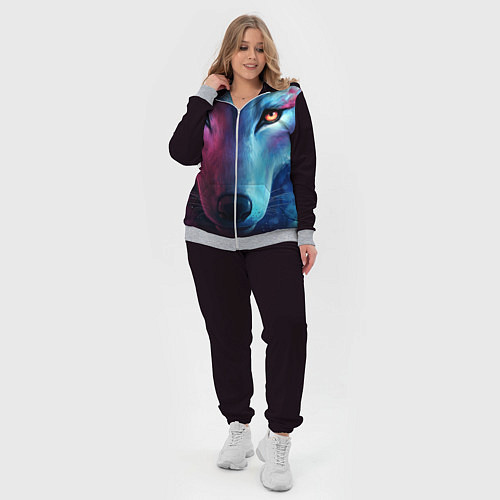 Женский костюм Волчий взгляд / 3D-Меланж – фото 4