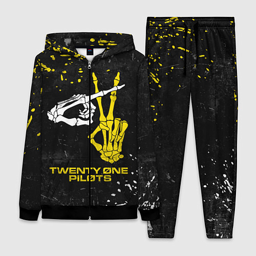 Женский костюм TOP: Skeleton Clique / 3D-Черный – фото 1