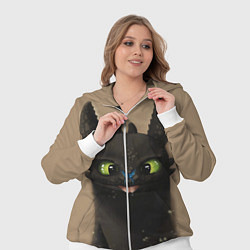 Женский 3D-костюм Как приручить дракона, цвет: 3D-белый — фото 2