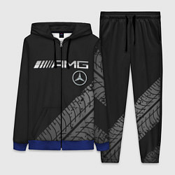 Женский 3D-костюм Mercedes AMG: Street Racing, цвет: 3D-синий