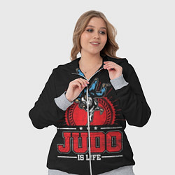 Женский 3D-костюм Judo is life, цвет: 3D-меланж — фото 2