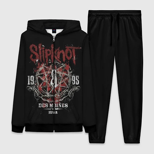 Женский костюм Slipknot 1995 / 3D-Черный – фото 1