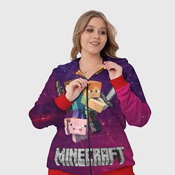 Женский 3D-костюм MINECRAFT, цвет: 3D-красный — фото 2