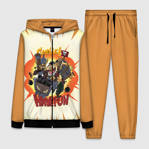 Женский костюм Techies габен - Have Fun! / 3D-Черный – фото 1