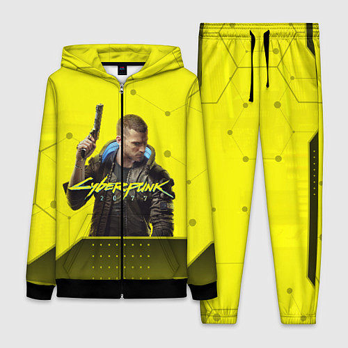 Женский костюм CYBERPUNK 2077 / 3D-Черный – фото 1