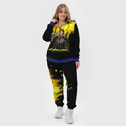 Женский 3D-костюм Cyberpunk 2077, цвет: 3D-синий — фото 2