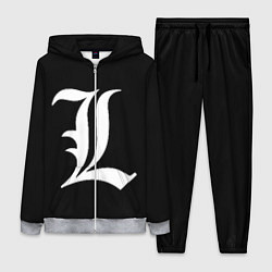 Женский 3D-костюм DEATH NOTE ТЕТРАДЬ СМЕРТИ L, цвет: 3D-меланж