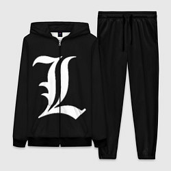 Женский 3D-костюм DEATH NOTE ТЕТРАДЬ СМЕРТИ L, цвет: 3D-черный