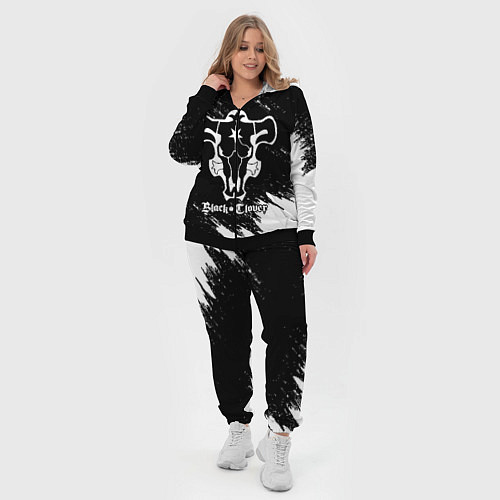 Женский костюм ЧЁРНЫЙ КЛЕВЕР / 3D-Черный – фото 4