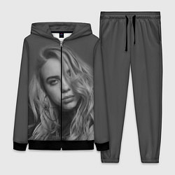 Женский 3D-костюм BILLIE EILISH, цвет: 3D-черный