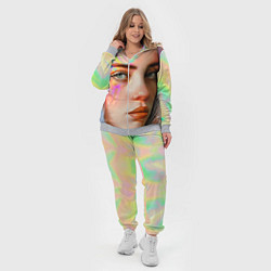 Женский 3D-костюм Билли Айлиш, цвет: 3D-меланж — фото 2