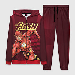 Женский 3D-костюм The Flash, цвет: 3D-красный