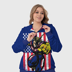 Женский 3D-костюм Моя геройская академия, цвет: 3D-синий — фото 2