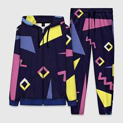 Женский 3D-костюм Танец геометрии, цвет: 3D-синий