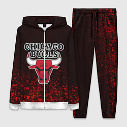 Женский 3D-костюм CHICAGO BULLS, цвет: 3D-белый