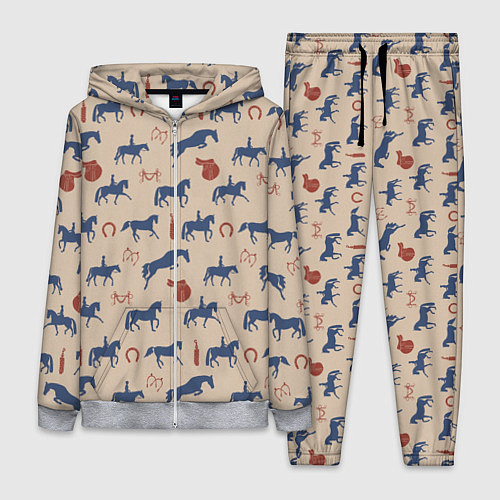 Женский костюм Кони / 3D-Меланж – фото 1