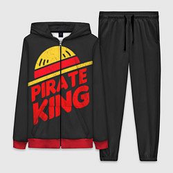 Женский 3D-костюм One Piece Pirate King, цвет: 3D-красный