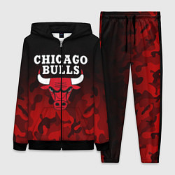 Женский 3D-костюм CHICAGO BULLS, цвет: 3D-черный