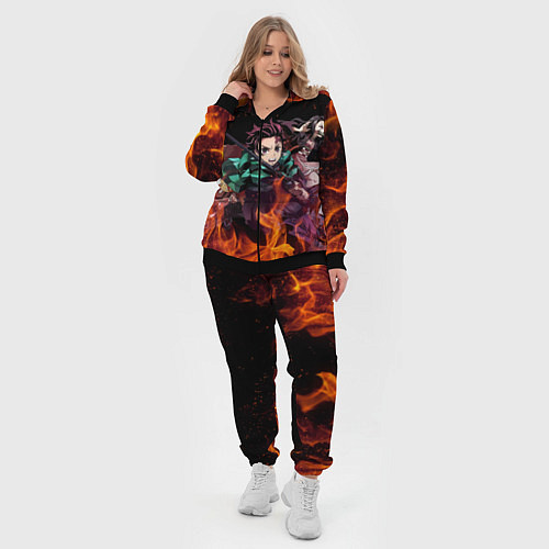 Женский костюм KIMETSU NO YAIBA / 3D-Черный – фото 4