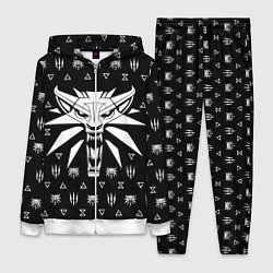 Женский 3D-костюм ВЕДЬМАК, цвет: 3D-белый