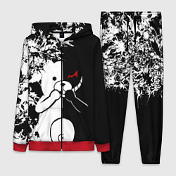 Женский 3D-костюм Monokuma, цвет: 3D-красный