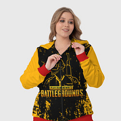 Женский 3D-костюм PUBG, цвет: 3D-красный — фото 2