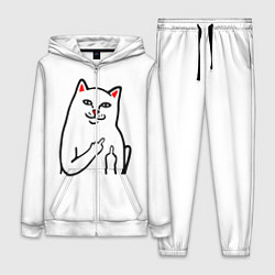 Женский 3D-костюм Meme Cat, цвет: 3D-белый