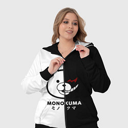 Женский 3D-костюм Monokuma, цвет: 3D-черный — фото 2