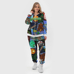 Женский 3D-костюм Terraria, цвет: 3D-белый — фото 2