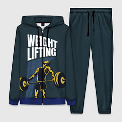 Женский 3D-костюм Wheight lifting, цвет: 3D-синий