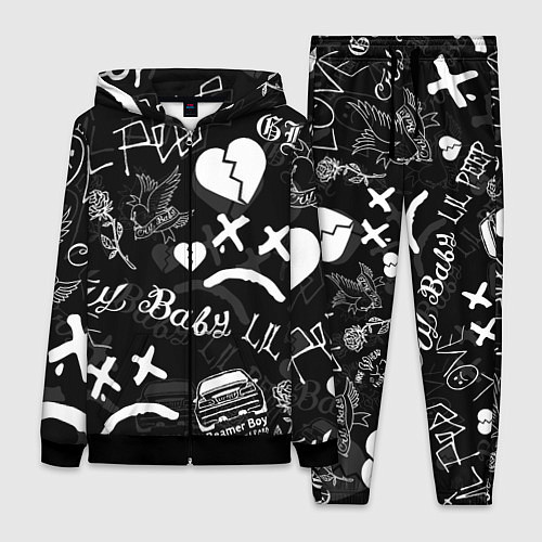 Женский костюм LIL PEEP / 3D-Черный – фото 1