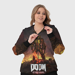 Женский 3D-костюм DOOM ETERNAL, цвет: 3D-черный — фото 2