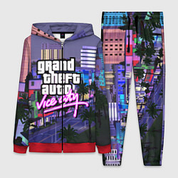Женский 3D-костюм Grand Theft Auto Vice City, цвет: 3D-красный