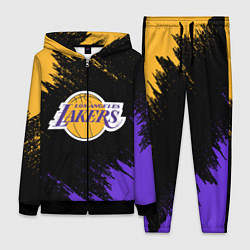 Женский 3D-костюм LA LAKERS, цвет: 3D-черный