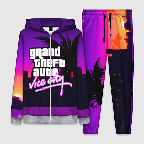 Женский костюм GTA:VICE CITY / 3D-Меланж – фото 1