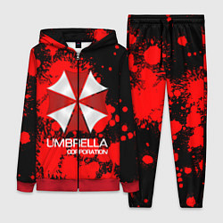 Женский 3D-костюм UMBRELLA CORP, цвет: 3D-красный