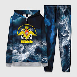 Женский 3D-костюм Военно-морской флот, цвет: 3D-меланж