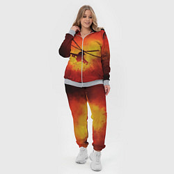 Женский 3D-костюм Military helicopter, цвет: 3D-меланж — фото 2