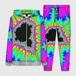 Женский 3D-костюм Фрактальная кислотная черная дыра - множество Манд, цвет: 3D-меланж