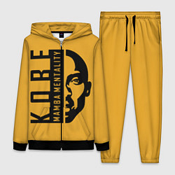 Женский 3D-костюм Kobe Mamba mentality, цвет: 3D-черный