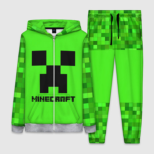 Женский костюм MINECRAFT / 3D-Меланж – фото 1