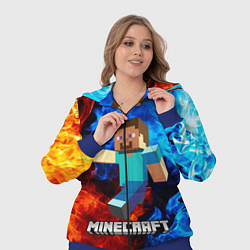 Женский 3D-костюм MINECRAFT, цвет: 3D-синий — фото 2