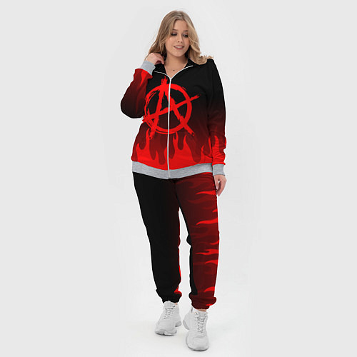 Женский костюм АНАРХИЯ / 3D-Меланж – фото 4