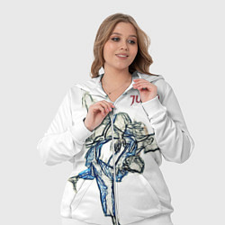 Женский 3D-костюм Борьба Дзюдо, цвет: 3D-белый — фото 2