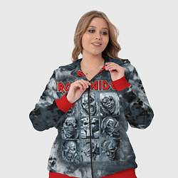 Женский 3D-костюм Iron Maiden, цвет: 3D-красный — фото 2